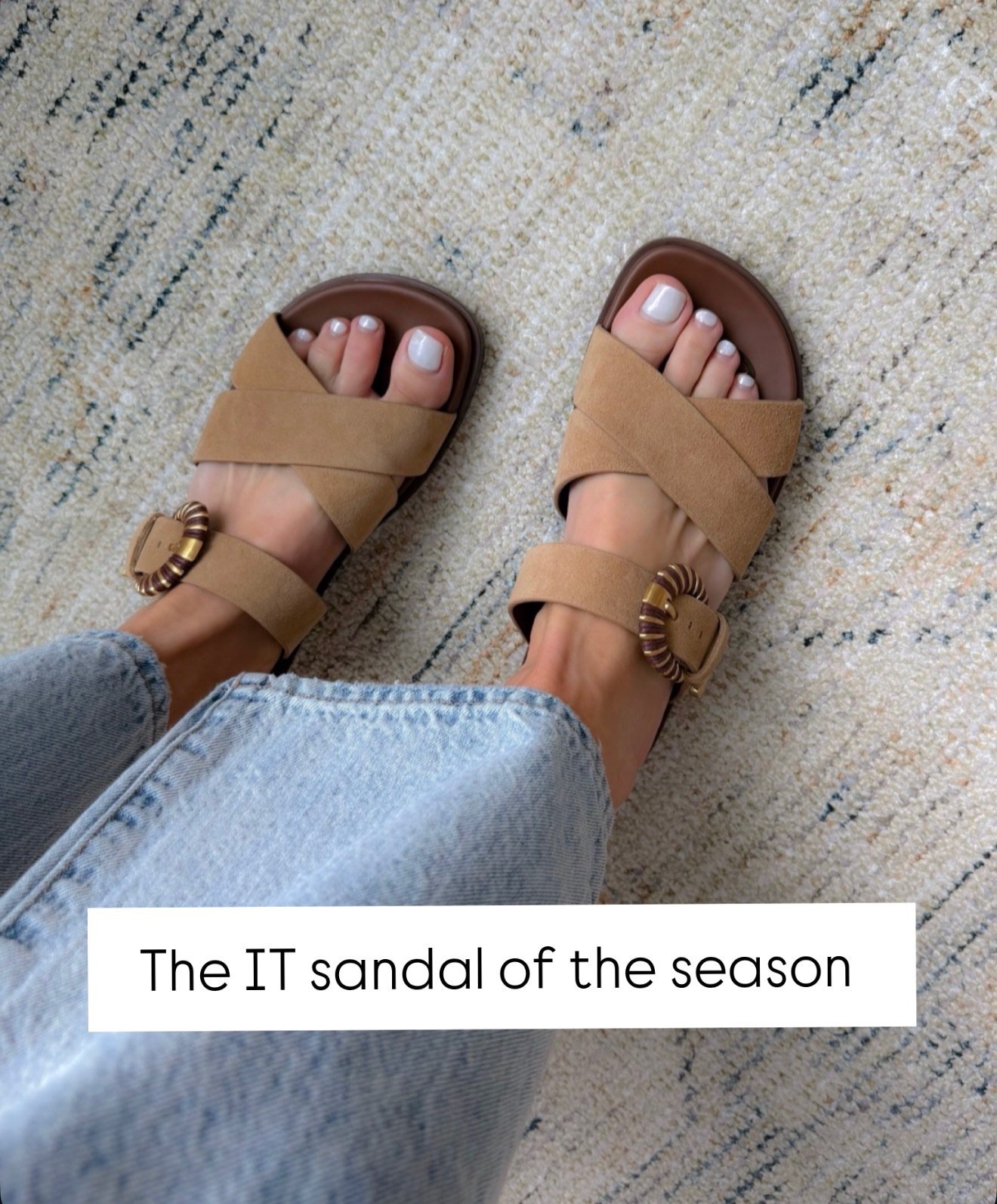 One of last week’s best sellers and easy to see why. These are the IT sandal of the season, so comfortable and instantly elevate any spring outfit.

spring sandals, neutral sandals, everyday shoes, casual chic style, summer outfit, comfortable sandals, best sellers, trending shoes, annabrstyle

#LTKootd #LTKSeasonal #LTKOver40