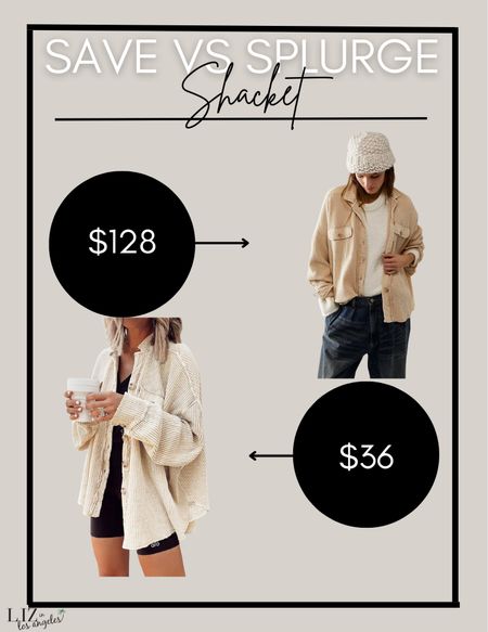This Shacket is such a good find for spring outfits.  This is the perfect light weight jacket and a great splurge vs steal.  This free people dupe is a great find 

#LTKFind #LTKSeasonal #LTKsalealert