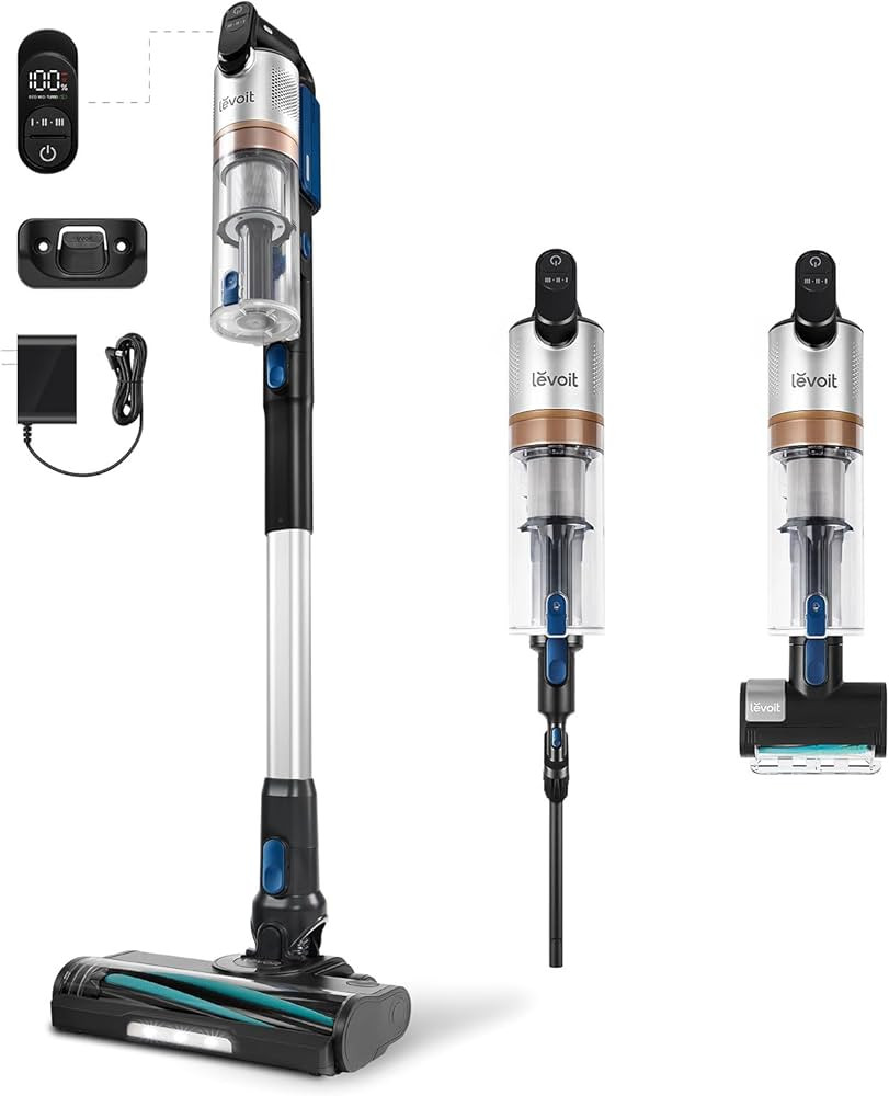 LEVOIT Cordless Vacuum Cleaner with HEPA Filter, Stick Vac with Tangle-Resistant Design, Up to 60... | Amazon (US)