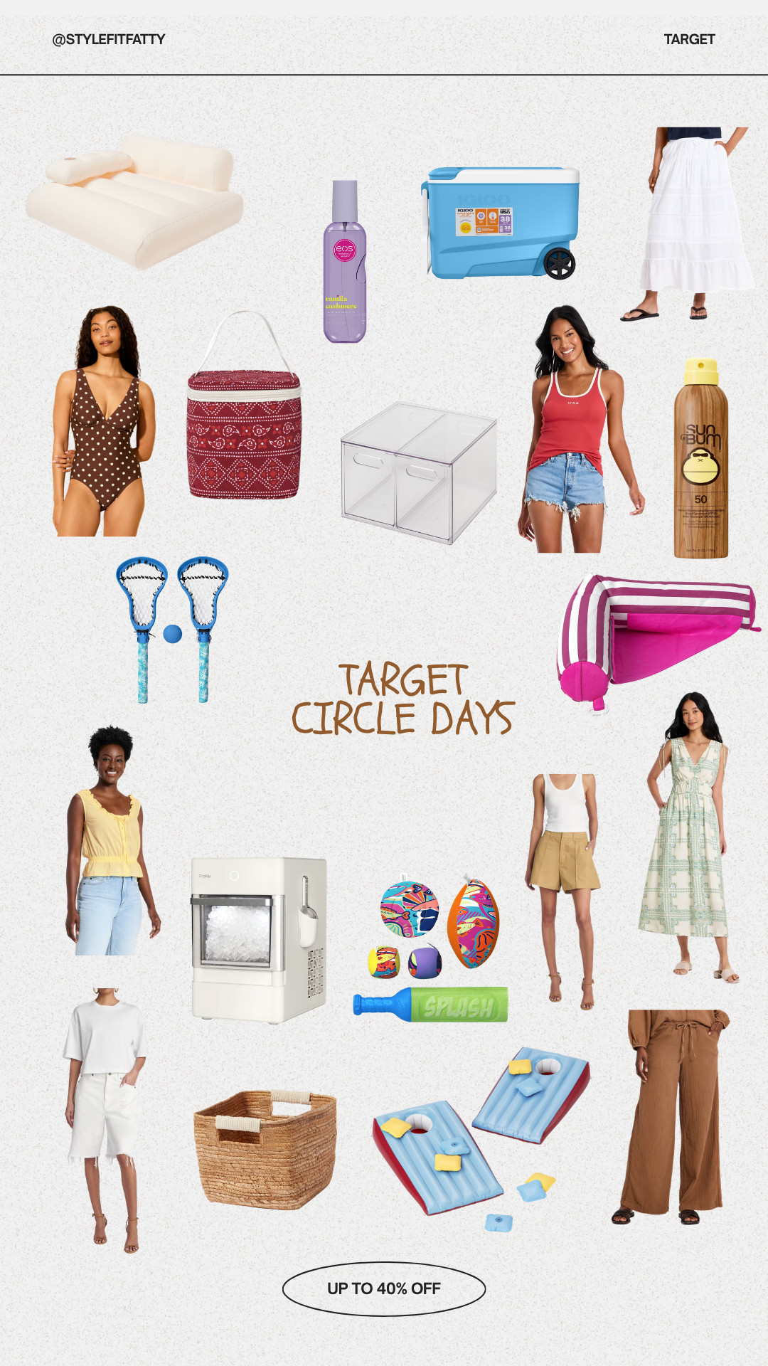 So many fun summer finds on sale at Target! Shop the sale today!!! #targetcircledays #circledays #summerfinds 

 #LTKSeasonal #LTKSaleAlert #LTKSwim