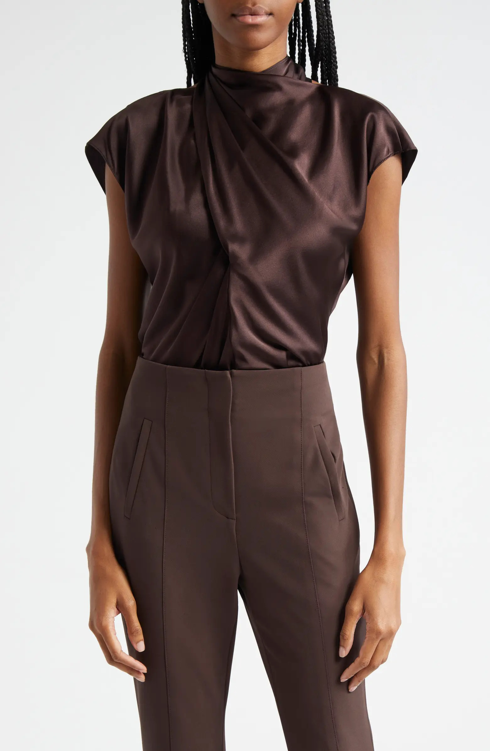 Veronica Beard Leilany Tie Neck Silk Top | Nordstrom | Nordstrom