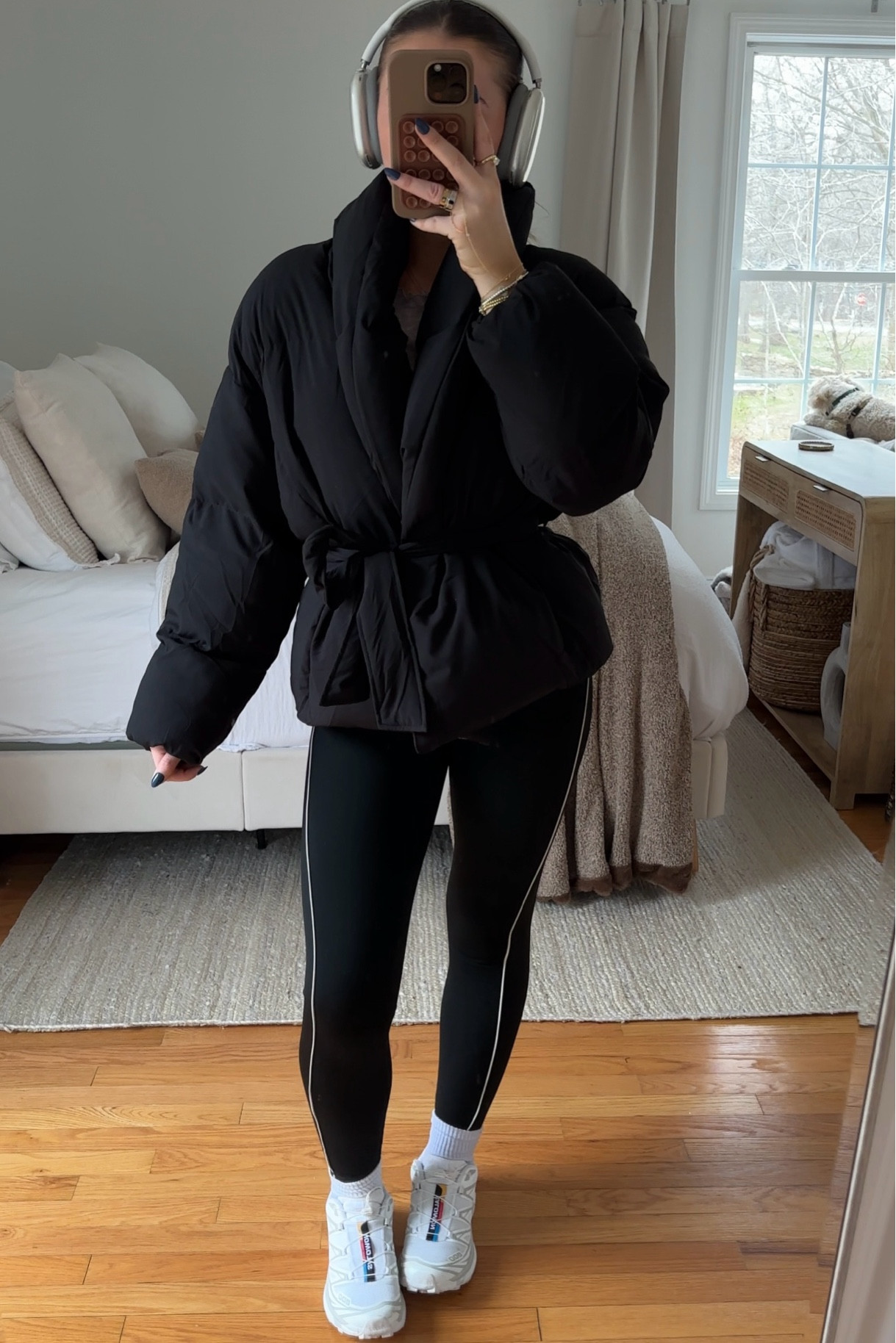 Walk ootd 
- wearing a size M in the jacket 

#LTKStyleTip #LTKFitness