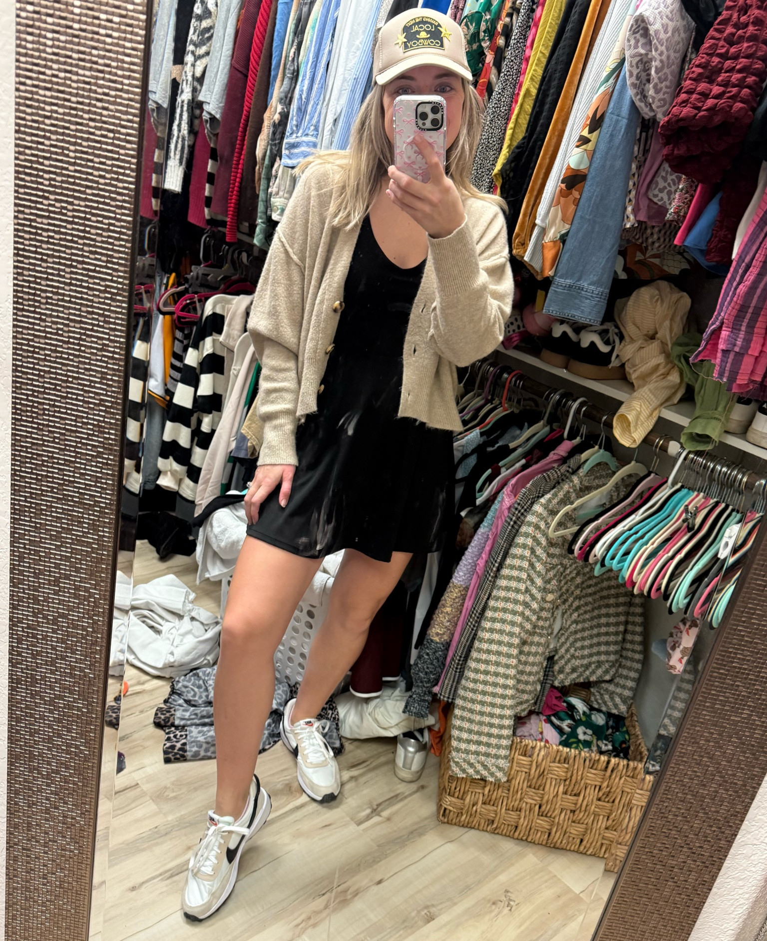 Comfy throw on outfit for running errands! 

Wearing a small in cardigan and dress both run true to size. Shoes run smaller would size up half a size

Women’s fashion
Women’s atheleisure 
Comfy casual 

#LTKStyleTip #LTKFindsUnder50 #LTKActive