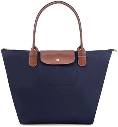 Tote Bag for Women Foldable Shoulder Bag Nylon Weekend Hobo Handbag | Amazon (US)