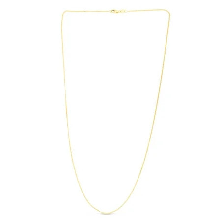 JewelStop 14k Yellow Gold 16in 1mm Gourmette Chain with Lobster Clasp | Walmart (US)