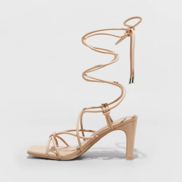 Women's Bria Strappy Heels - A New Day™ | Target