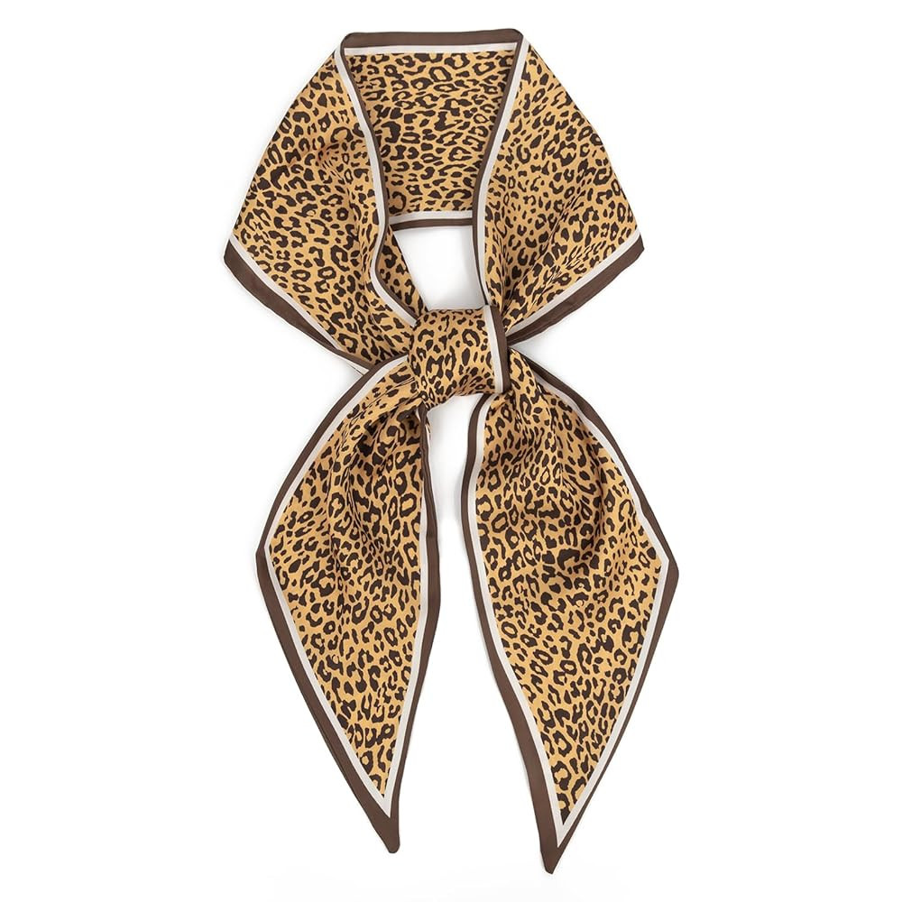 vimate Hair Scarf for Women Fashion Satin Silky Feeling Neck Scarf Bag Purse Scarf for Handbag Ha... | Amazon (US)