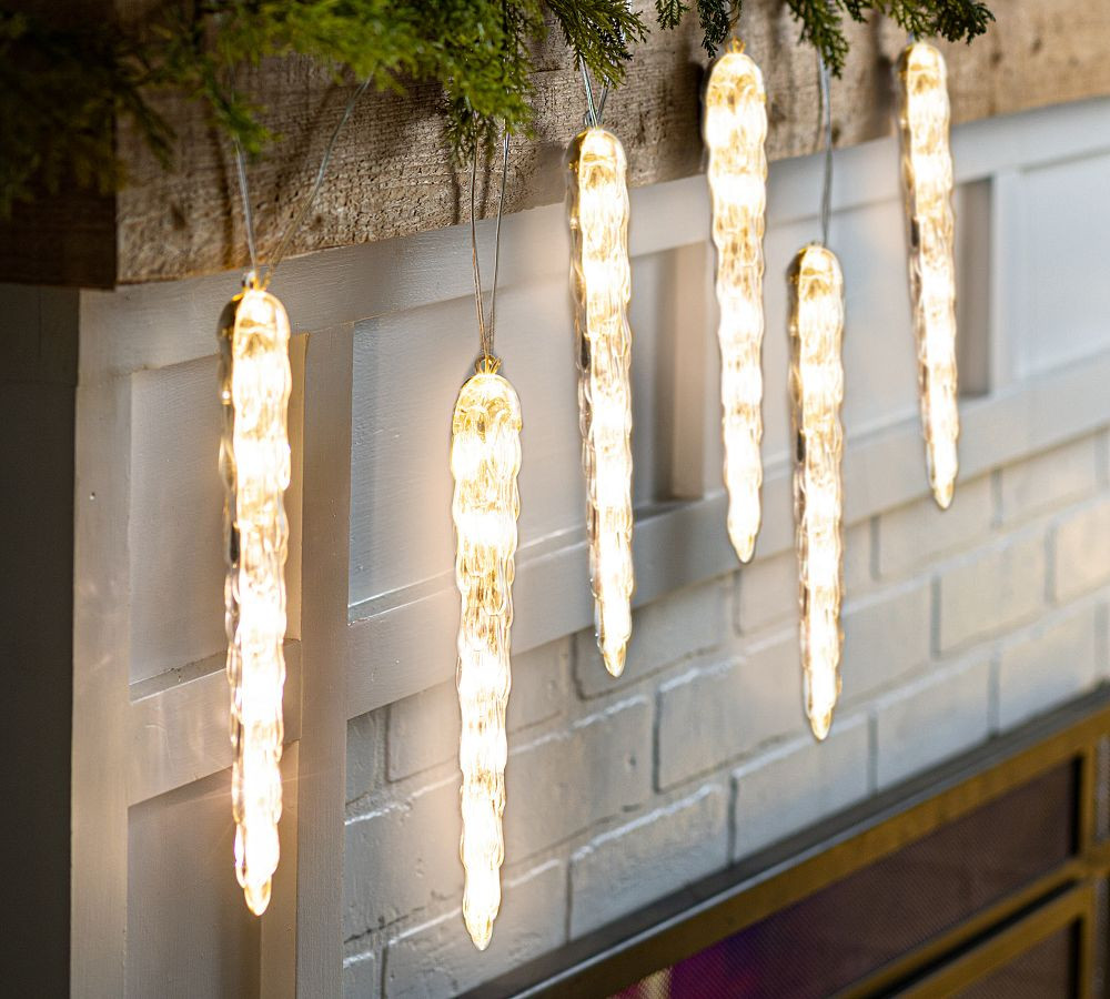 Icicle String Light Garland | Pottery Barn (US)