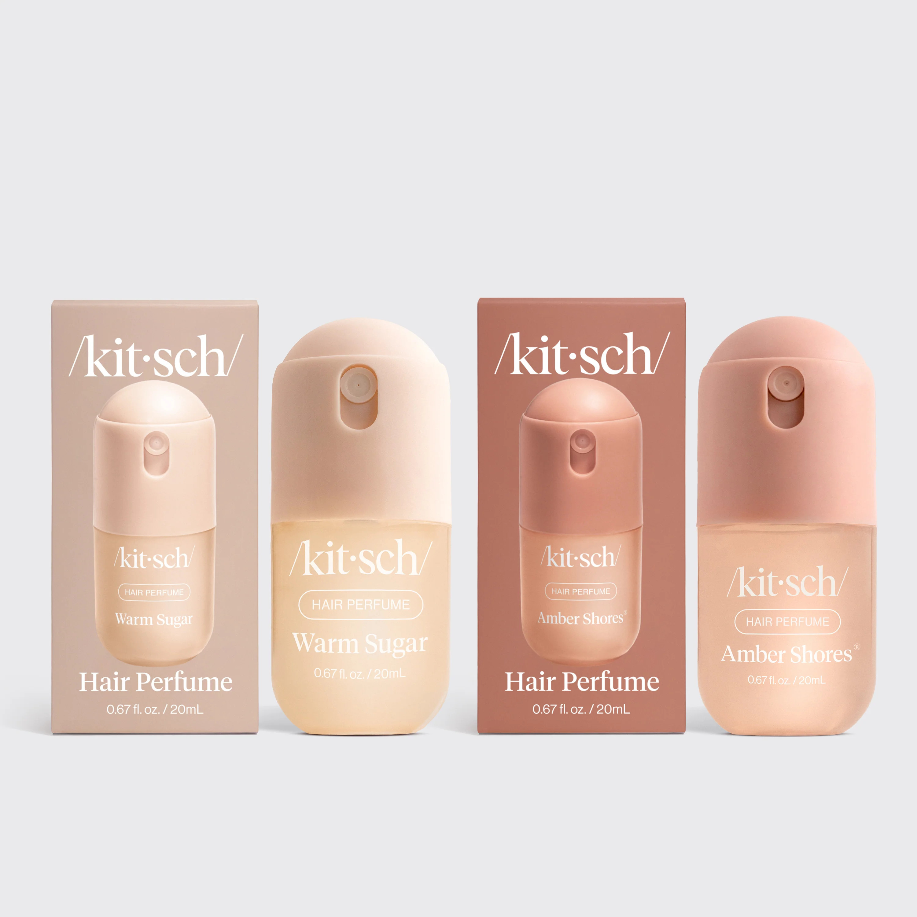 Mini Hair Perfume Duo \u2014 Amber Shores & Warm Sugar | KITSCH | Kitsch