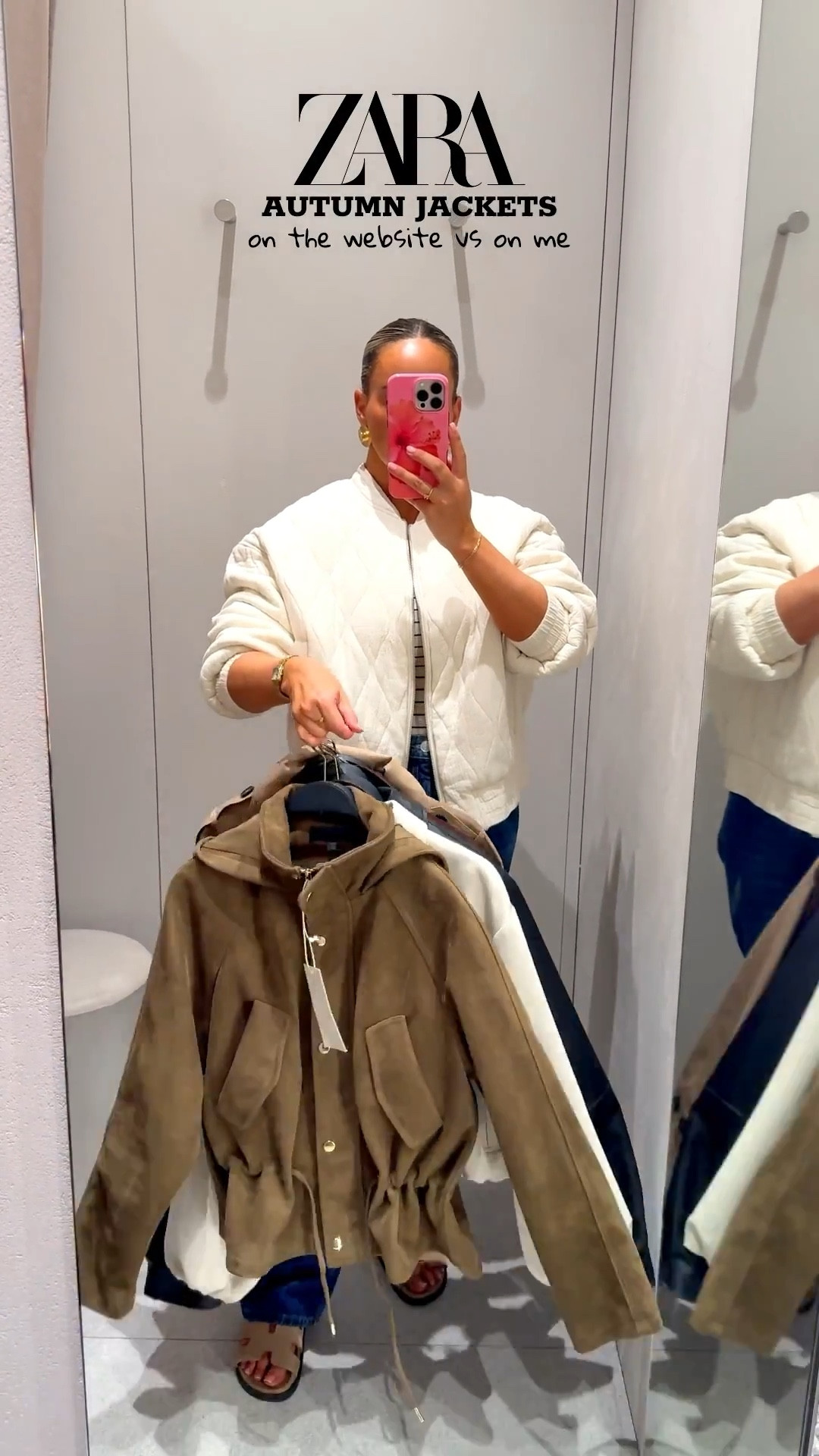 ZARA AUTUMN JACKET TRY ON HAUL 🍂✨

I’m a UK size 10, 5ft4 and I’m wearing the following sizes;
Jacket 1 - small
Jacket 2 - medium
Jacket 3 - large
Jacket 4 - xtralarge 
Jacket 5 - medium
Jacket 6 - large (but this was too big - I could have gone for a small)

My whole outfit I am wearing at the start is from PRIMARK so I can’t link any of it!

Autumn jackets, autumn outfits UK, suede jacket, leather jacket, biker jacket, bomber jacket , Zara try on haul, Zara haul, trench coat

#LTKeurope #LTKautumn #LTKuk