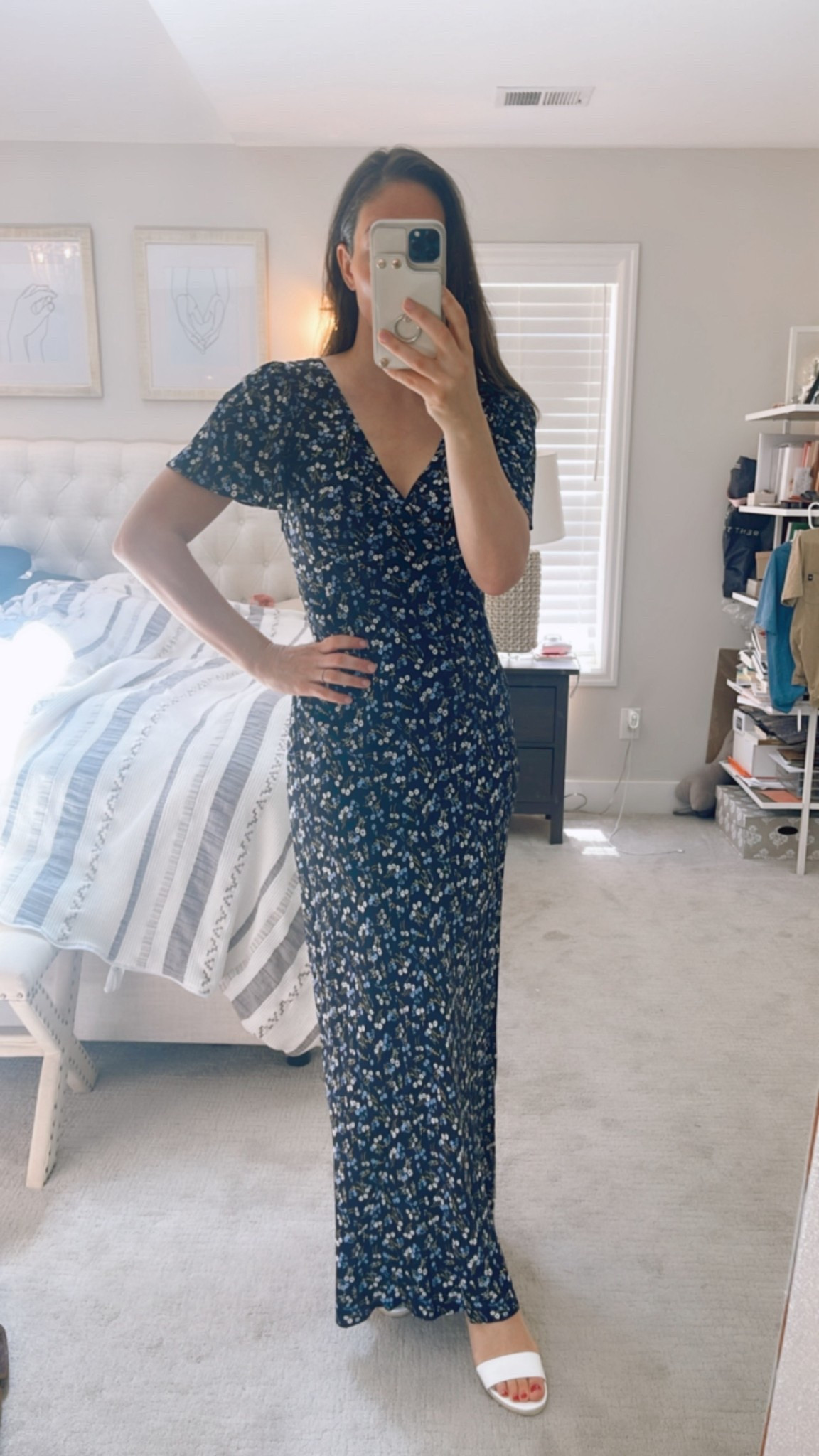 Comfortable and classic flutter sleeve for date night tonight! Xo

#datenight #summer #bluedress #weddingguest #summerwedding

#LTKOver40 #LTKSummerEdit #LTKWedding