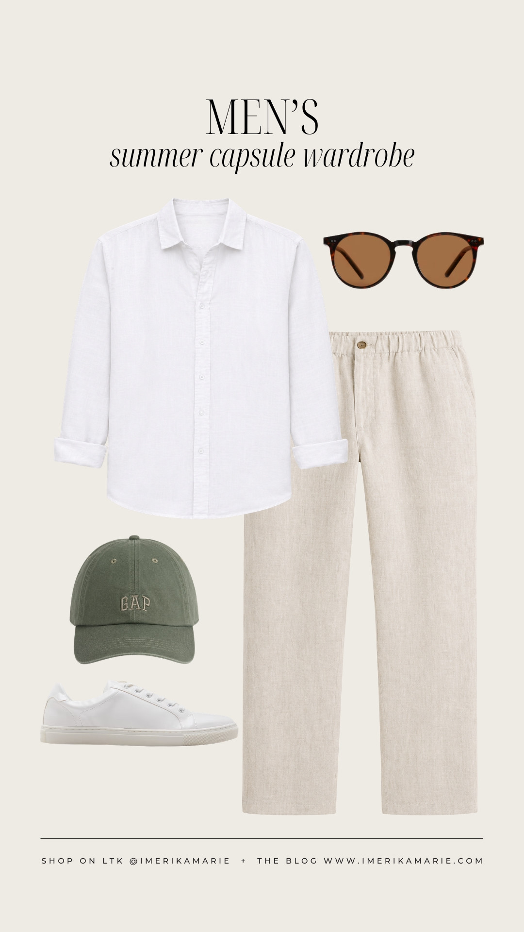 Men's Summer Outfit

linen long sleeve, linen pants, white sneakers

men's outfit. men's summer capsule. men's summer capsule wardrobe.

#LTKootd #LTKSeasonal #LTKMens