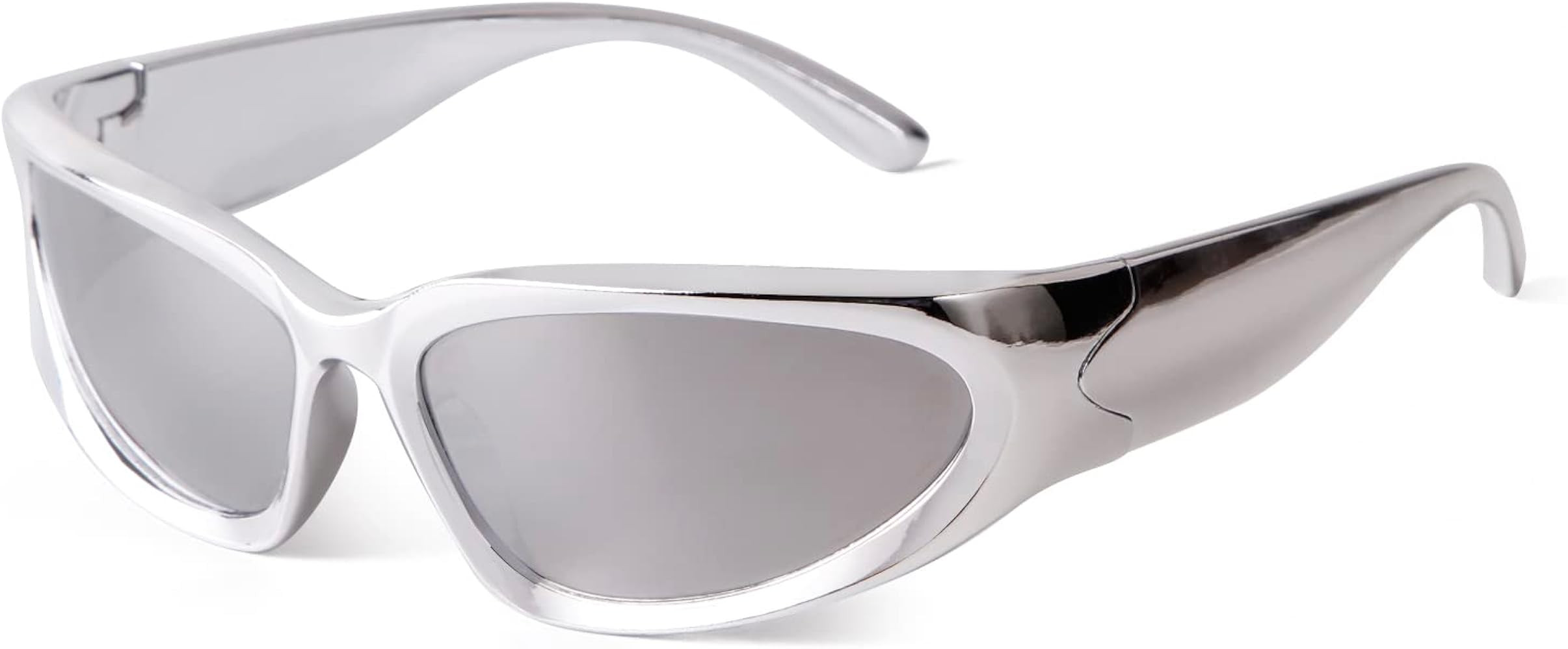 ADE WU Wrap Around Fashion Sunglasses for Women Men Trendy y2k Sport Sun Glasses Goggles Futurist... | Amazon (US)