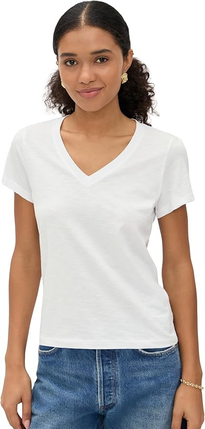 Madewell Women's Relaxed V-Neck Tee | Amazon (US)