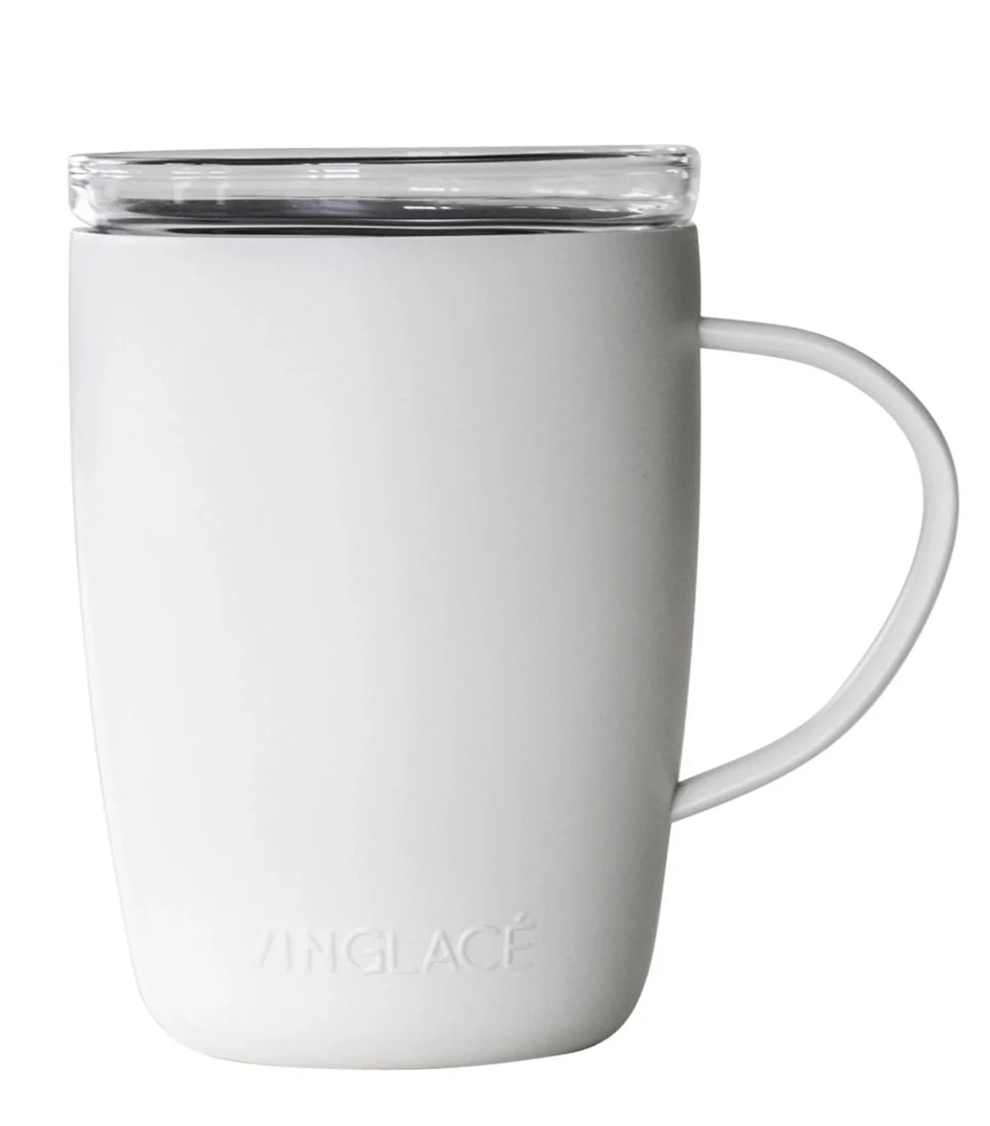 Glass Lined Coffee Cup with Lid - Insulated Cup | Vinglace, LLC