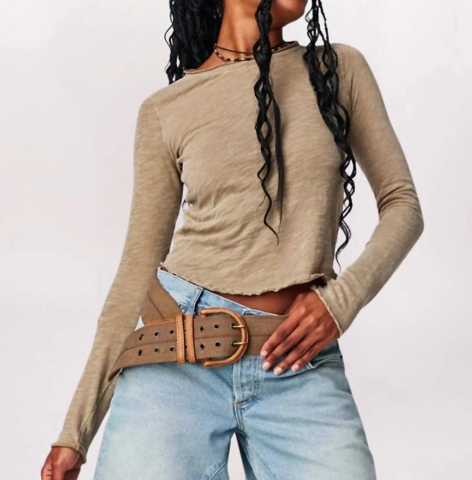 Women's Be My Baby Tee In Tropical Nut | Shop Simon