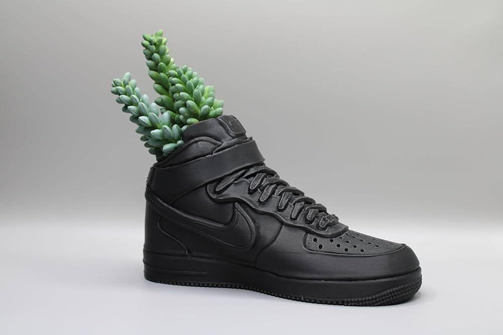 Sneakers Shoes High ((BLACK)) Planter Pot 3D Printed- Pen Holder & Pencil Holders- Plant Pot for ... | Amazon (US)