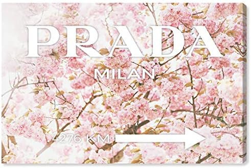 The Oliver Gal Artist Co. Fashion and Glam Wall Art Canvas Prints 'Milan Sakura' Home Décor, 30"... | Amazon (US)