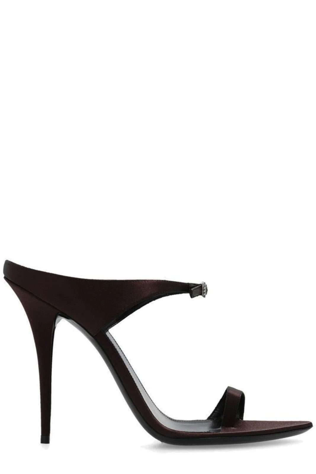 Saint Laurent Dive Open Toe Mules | Cettire Global