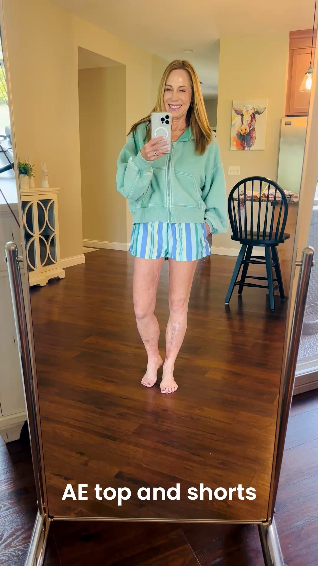 After my mastectomy surgery on Friday this will probably be something I wear especially since the temps are getting warmer. 

I’m in a small in each! 