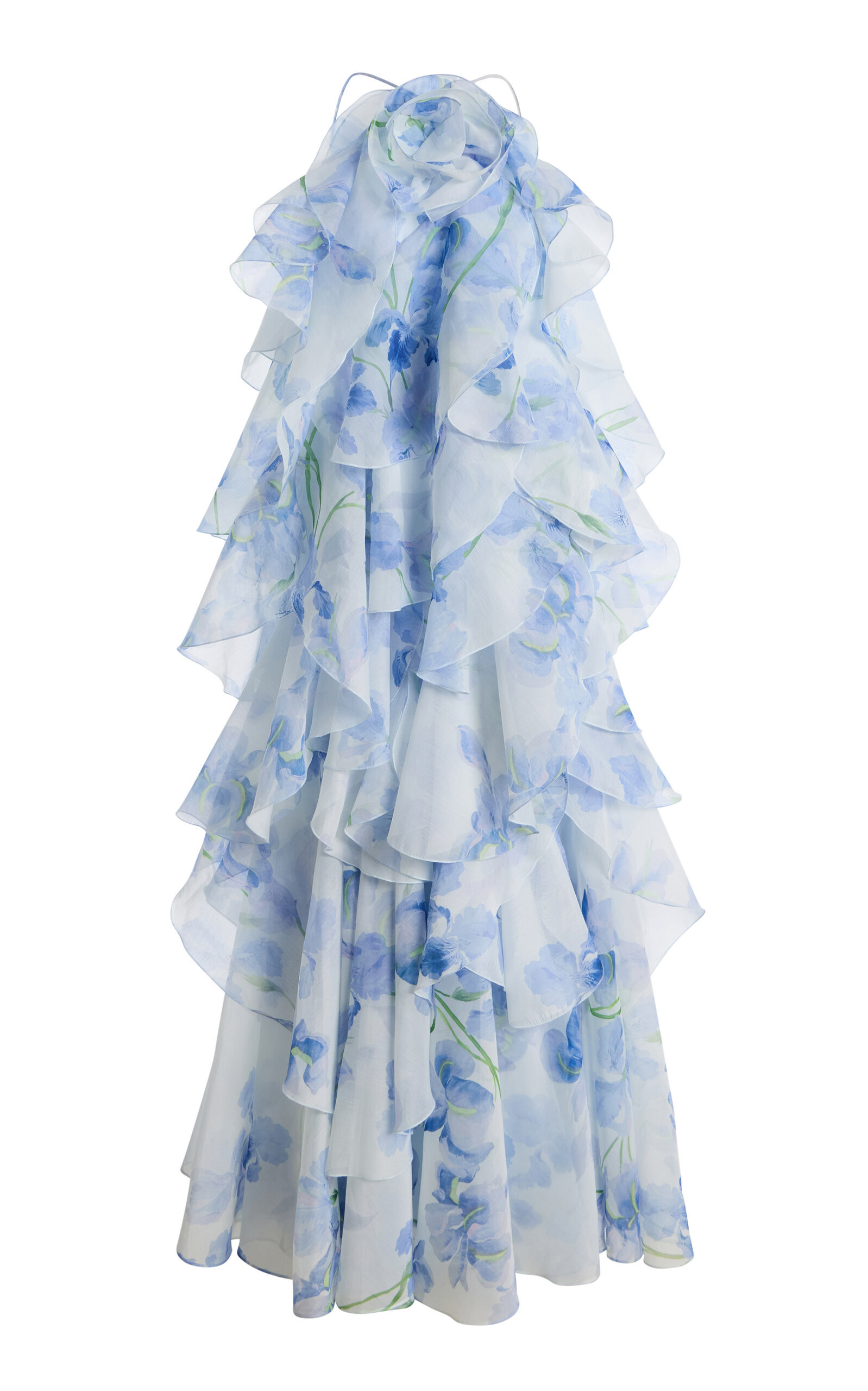 Aje Pandorea Layered Floral-Print Chiffon Maxi Dress - Moda Operandi | Moda Operandi (Global)