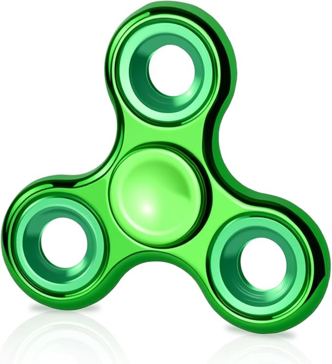 Fidget Toys Adults 5 Pack,Electroplated Metal Fidget Spinner Stress Reducer,High Speed 3-5 Min Qu... | Amazon (US)