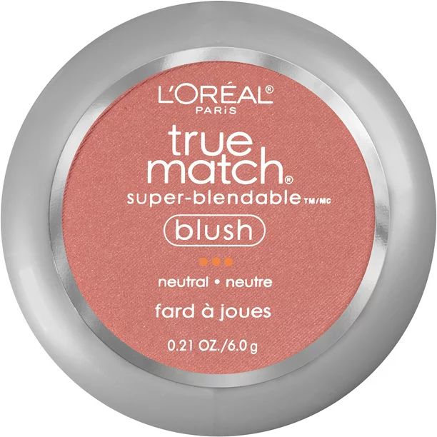 L'Oreal Paris True Match Super-Blendable Blush, Soft Powder Texture, Apricot Kiss, 0.21 oz | Walmart (US)
