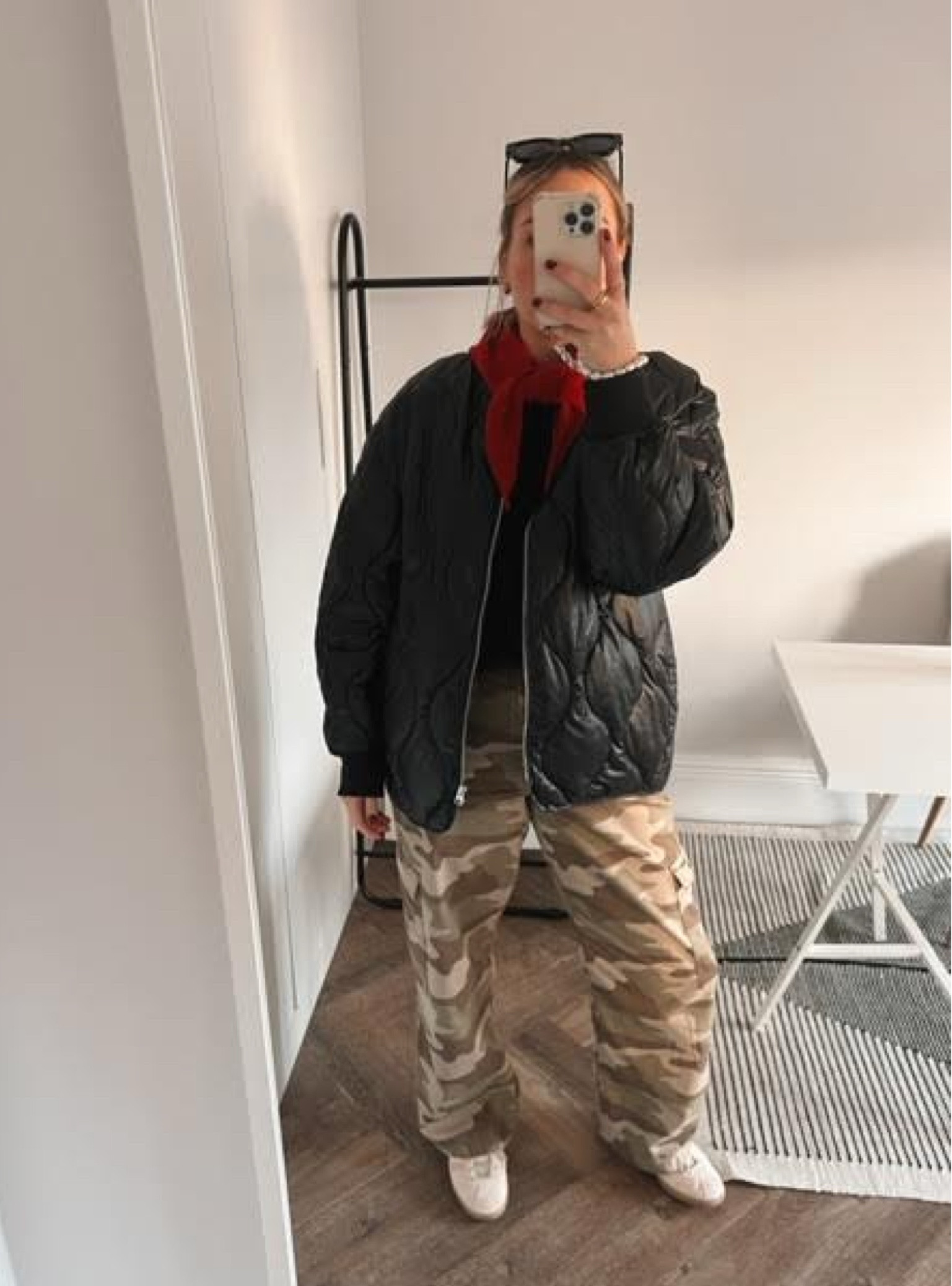 Arket, Whistles, River island, Levi’s, Adidas, Asos, transitional outfit, transitional style, autumn outfit, autumn fashion, quilted jacket, black jacket, oversized jumper, camouflage trousers, camp trousers, Adidas bermuda trainers, autumn outfit ideas, style inspiration 

#LTKSeasonal #LTKeurope #LTKstyletip