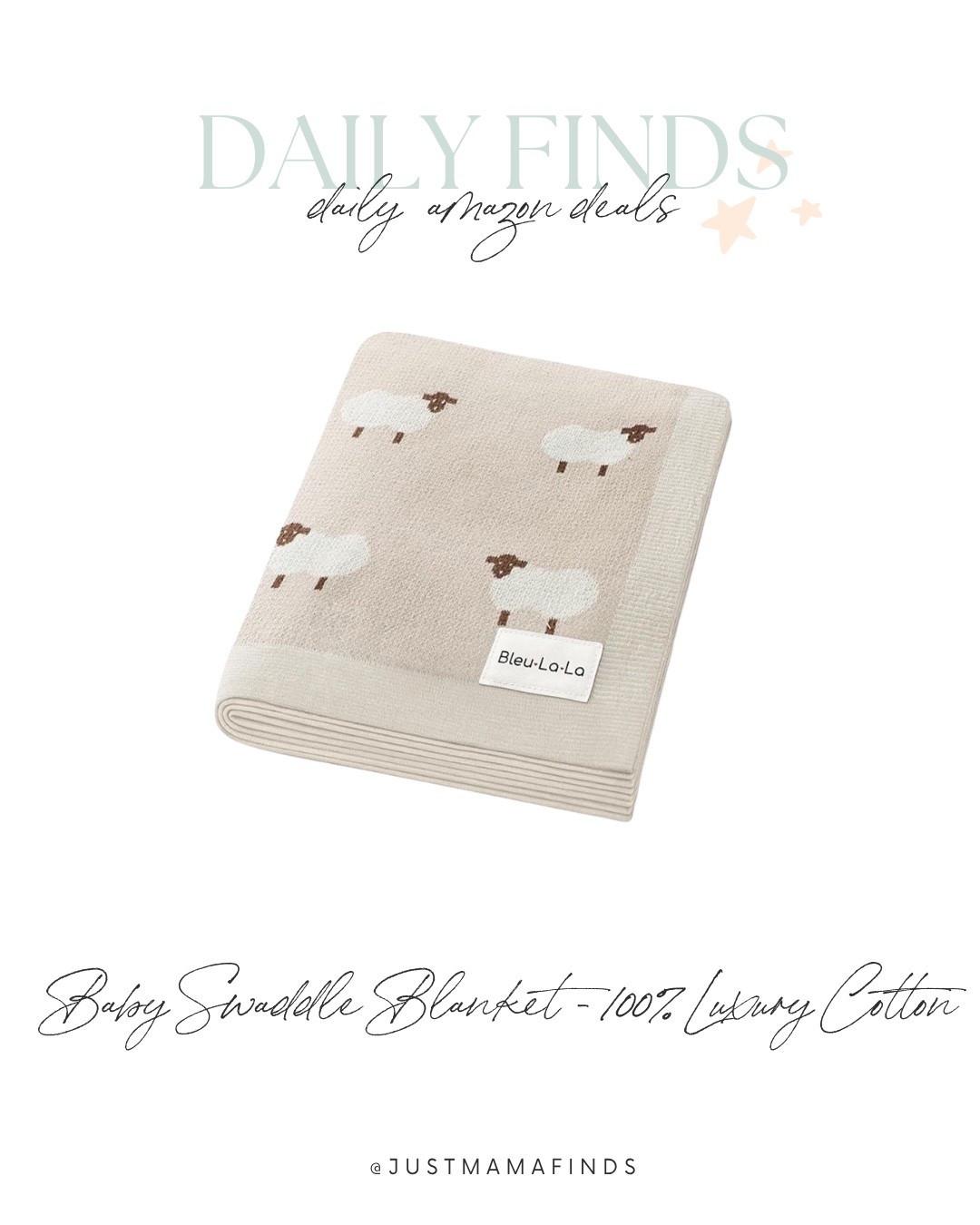 Sheep baby blanket that’s 100% cotton is on Amazon daily deals today! 

#LTKU #LTKSaleAlert #LTKBaby