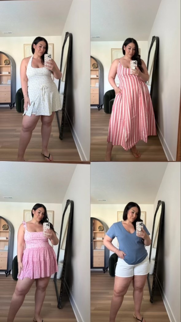 Midsize affordable summer outfits Summer dresses Size xl dresses and tops size xxl bottoms Size 16 postpartum style Target haul, target style @Target, summer dresses, casual outfits, under 50

#LTKootd #LTKgrwm