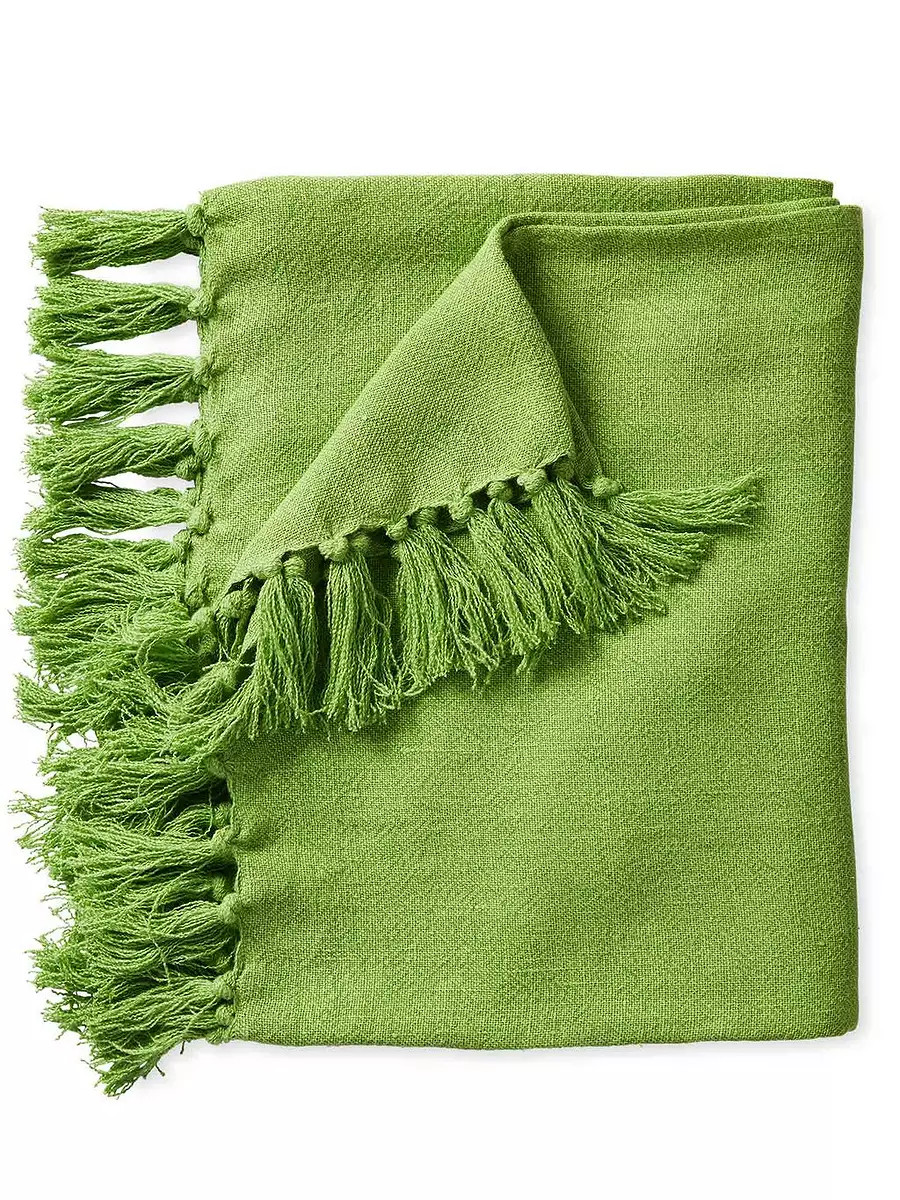 Mendocino Linen Throw | Serena and Lily