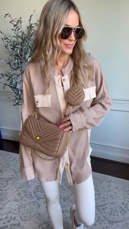 This is the cutest waffle knit shacket from amazon! I love the two tone colors - wearing size small (this is an oversized fit)
Off white leggings XS 25”
Neutral sneakers


Fall outfit idea, casual outfit, shacket outfit, oversized top, button down

Follow my shop @roseykatestyle on the @shop.LTK app to shop this post and get my exclusive app-only content!

#liketkit #LTKFind 
@shop.ltk
https://liketk.it/4hUgM

#LTKFind  

Follow my shop @roseykatestyle on the @shop.LTK app to shop this post and get my exclusive app-only content!

#liketkit  
@shop.ltk
https://liketk.it/4hWgq

Follow my shop @roseykatestyle on the @shop.LTK app to shop this post and get my exclusive app-only content!

#liketkit #LTKunder50 #LTKshoecrush #LTKunder50 #LTKover40 #LTKover40 #LTKunder50 #LTKSeasonal
@shop.ltk
https://liketk.it/4i1Cs

#LTKSeasonal #LTKstyletip #LTKunder50