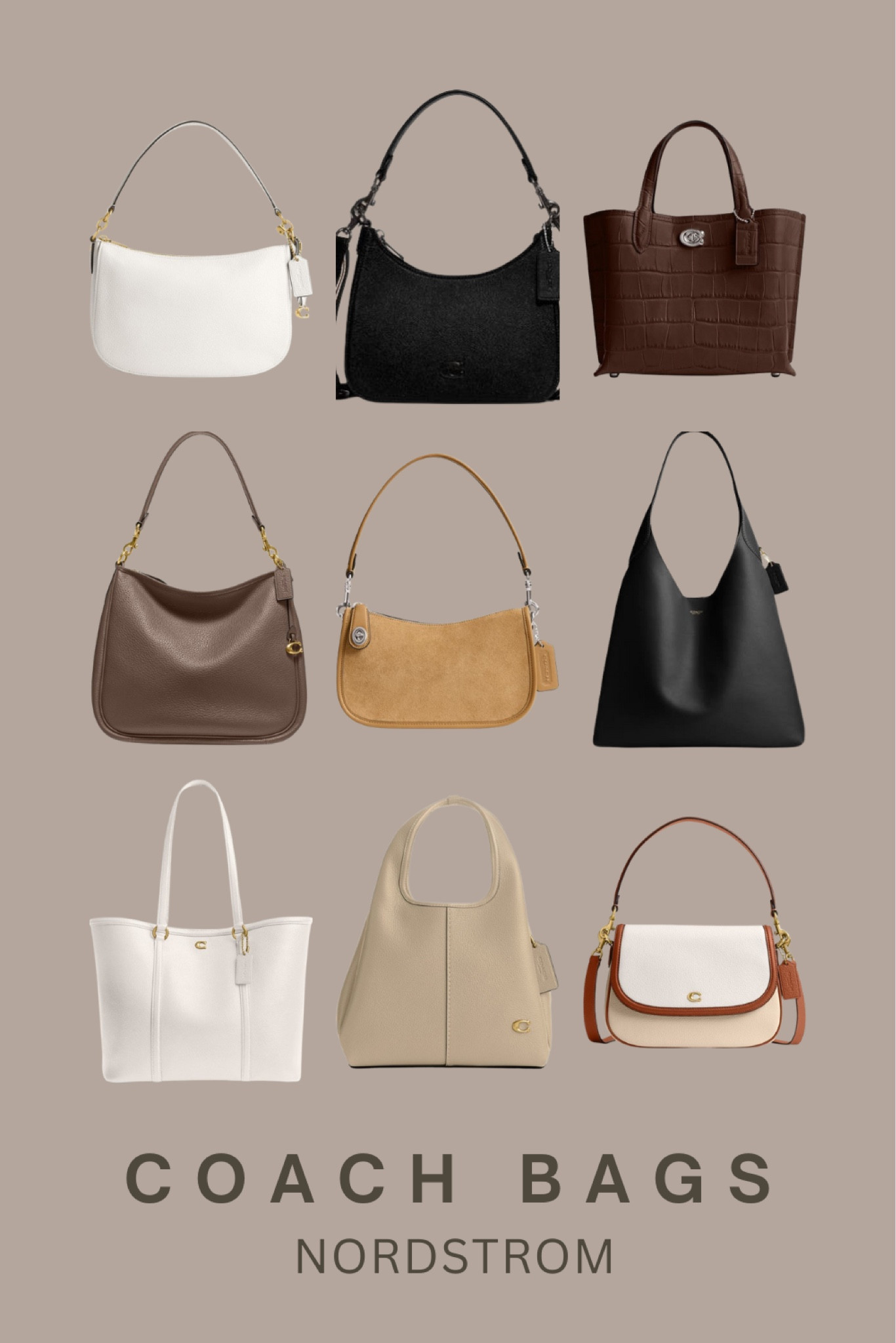 So many great new Cosch bags at Nordstrom!!



Coach slouch bag, coach willow leather tote, coach leather shoulder bag, coach Chelsea pebbled leather bag, coach cart soft pebble leather shoulder bag.

#LTKStyleTip #LTKItBag #LTKWorkwear