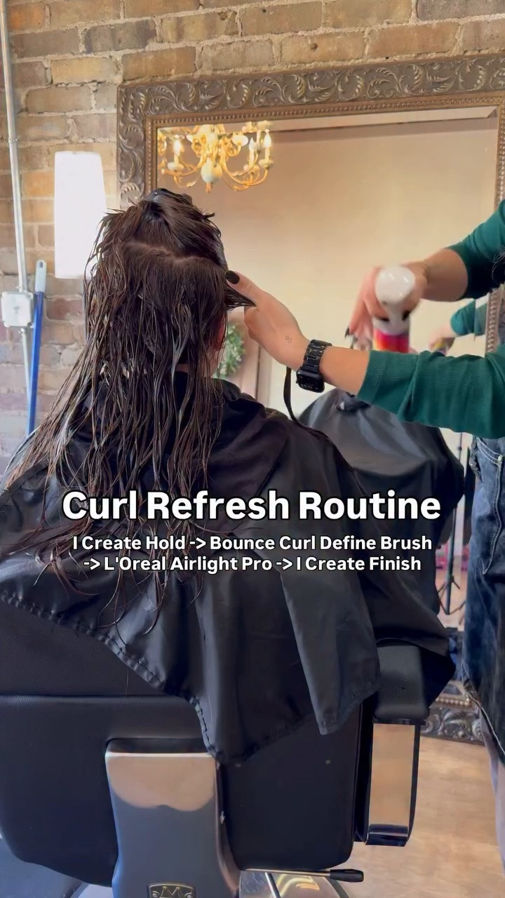 Did you know that skipping a wash day can be as easy as four simple steps?

Styling curly hair has been notoriously overcomplicated. (Probably because every product promises to do a hundred things it can’t)

But it doesn’t have to be!

I’ve been a curly stylist a LONG time and I’ve tried what feels like every curly hair product out there and here’s what revamping your curls for a few more days wear comes down to:

1️⃣A kick-butt gel

2️⃣A brush designed for brushing and sectioning curly hair

3️⃣A solid diffuser

4️⃣And finally, some finishing spray.

I promise, I have this down to a science at this point in my career and although some curl types may have some variation, all curl types can use this structure as a general guide.

If you’re interested in the exact products I use daily and listed in this video, I’d be super happy to send them your way! Just comment REVIVE and you’ll get a message from me!
.
.
.
#howtorefreshcurls
#refreshingcurlyhair
#curlyhairroutine
#curlyhairproducts
#productroutine