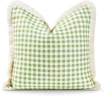 Hofdeco Premium Coastal Patio Indoor Outdoor Pillow Cover Only, 20"x20" Water Resistant for Backy... | Amazon (US)
