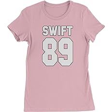 Expression Tees Swift 89 Birth Year Music Fan Era Poets Department Lover Womens T-Shirt | Amazon (US)