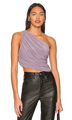 Norma Kamali Diana Bra Top in Powder Purple from Revolve.com | Revolve Clothing (Global)
