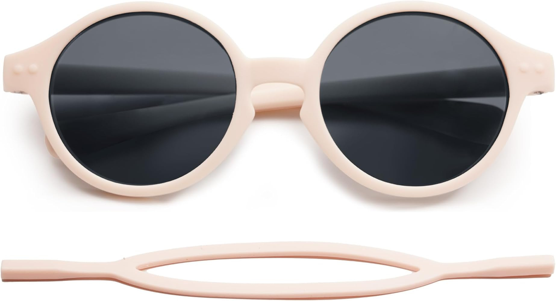 Amazon.com: SOJOS Baby Polarized Sunglasses with Strap Round UV400 Protection Toddler Girls Boys ... | Amazon (US)