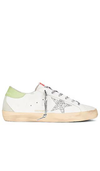 x REVOLVE Super Star Sneaker in White, Green, Silver, & Ice | Revolve Clothing (Global)