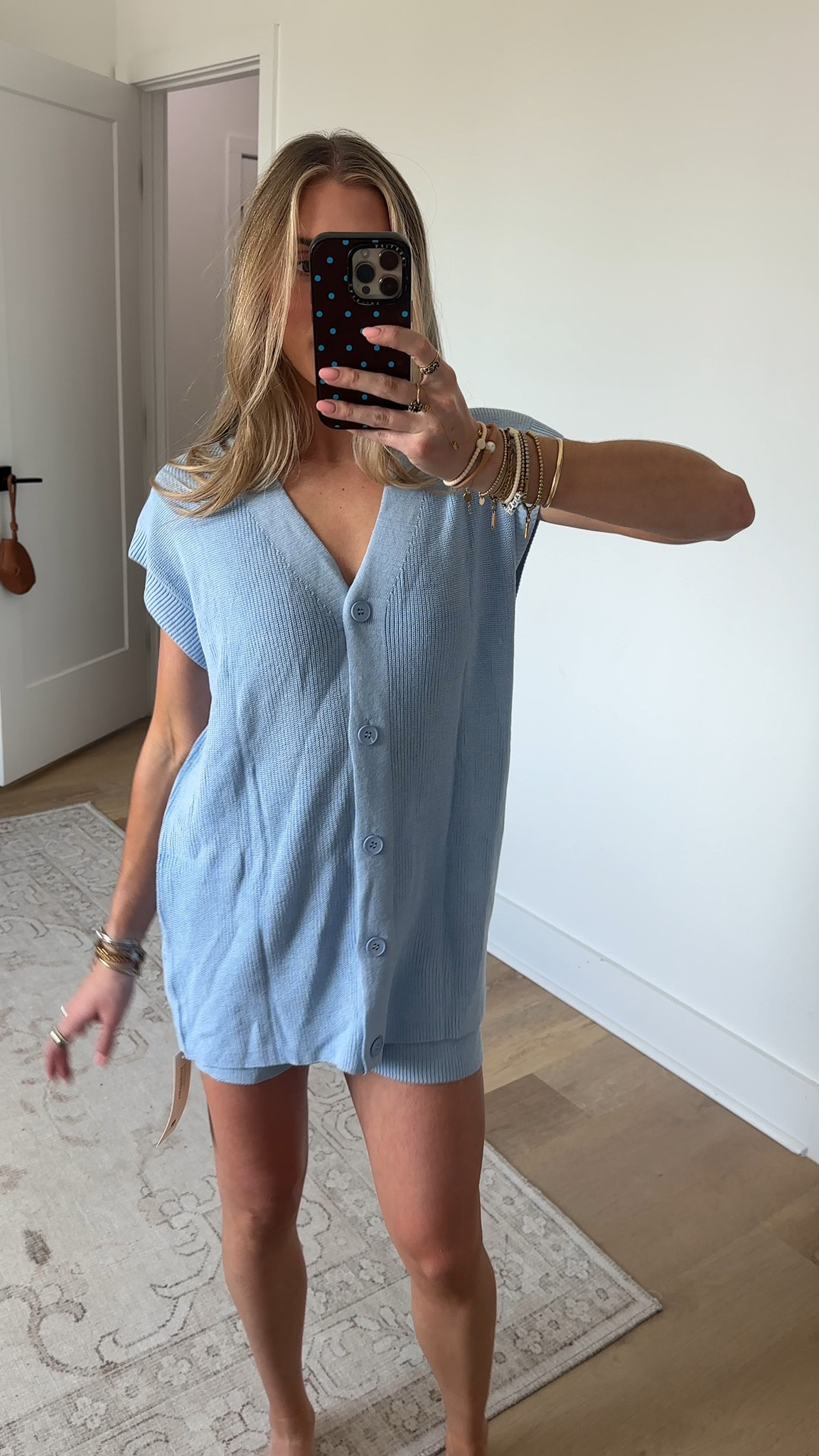 Amazon size small Saodimallsu Womens 2 Piece Outfits Sweater Sets Summer Oversized Cap Sleeve Button Up Cardigans Top Shorts Lounge Set

#LTKootd #LTKSaleAlert #LTKSeasonal