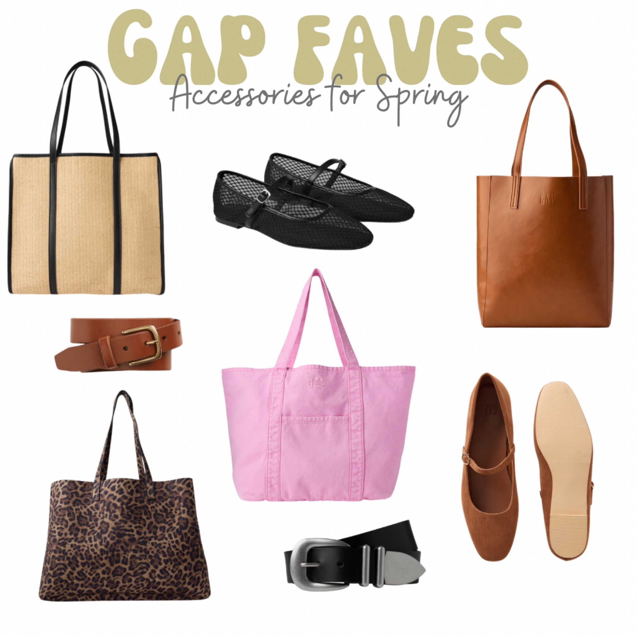 Spring accessories I’m loving from Gap!! Especially into tote bags this season 👜 #gapfinds #springaccessories #springbreakfinds

#LTKStyleTip #LTKSeasonal #LTKItBag
