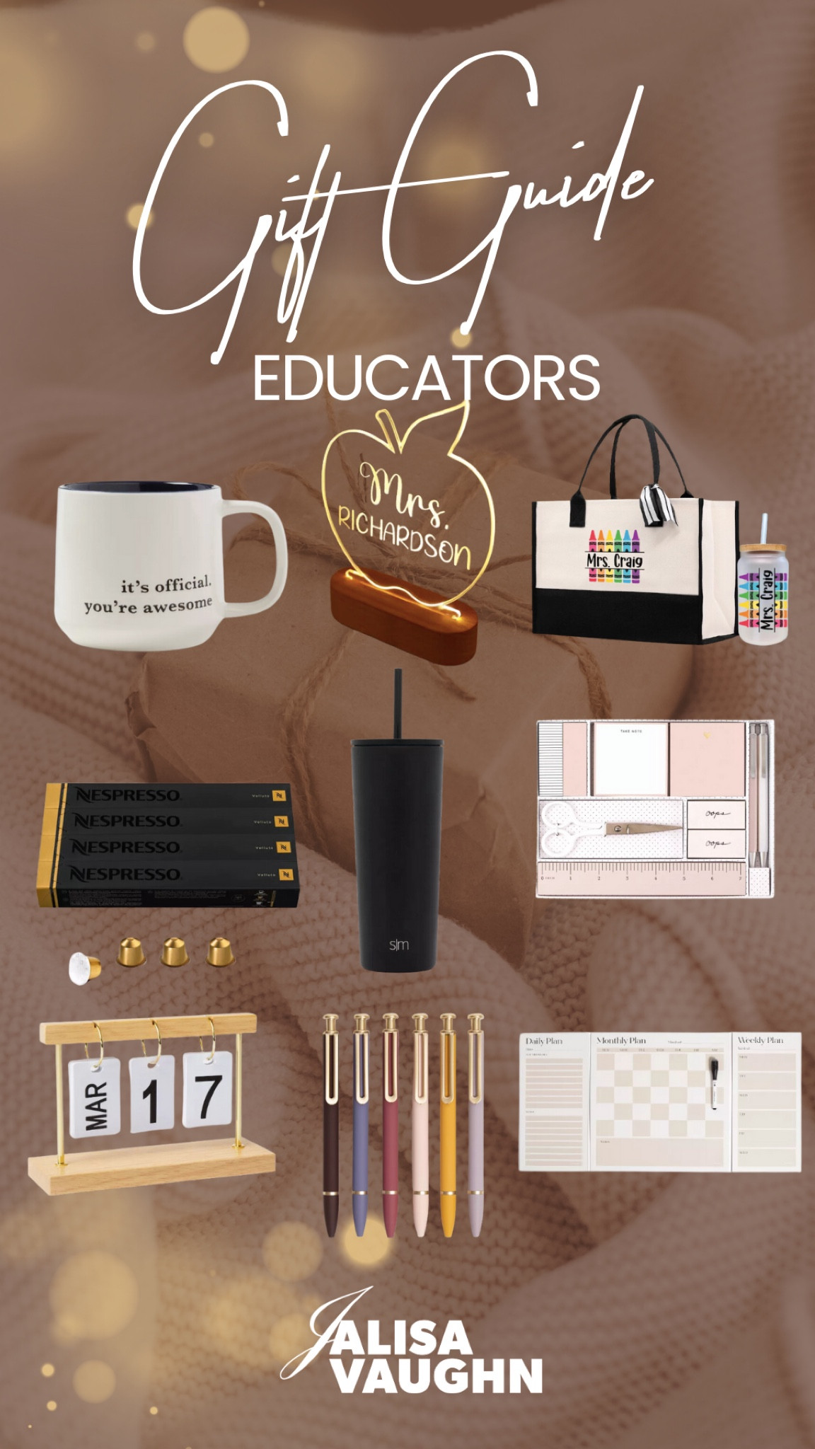 Gift guide for teachers and educators to show them how special and appreciated they are!

#LTKGiftGuide #LTKFindsUnder100