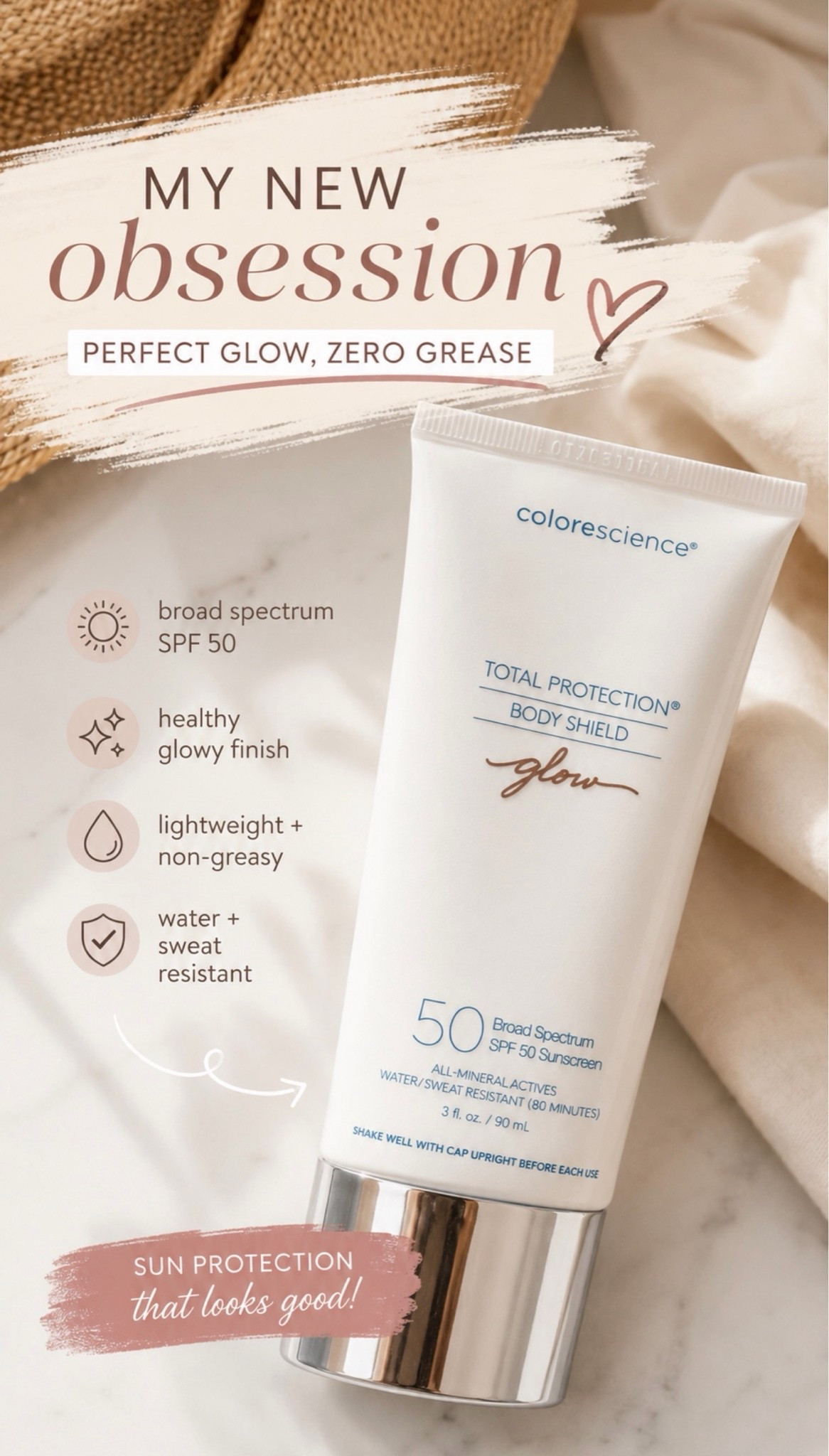 This has quickly become one of my favorite summer finds. ☀️🤍

If you love a healthy glow but hate that heavy, greasy sunscreen feeling… this is SO good. It gives your skin the prettiest glow, feels lightweight, and it’s SPF 50 so you’re getting serious sun protection too. I’ve been reaching for it every single day!

If you’ve been looking for a body sunscreen you’ll actually want to wear, this one is 10/10. ✨

#LTKgrwm #LTKOver40 #LTKBeauty