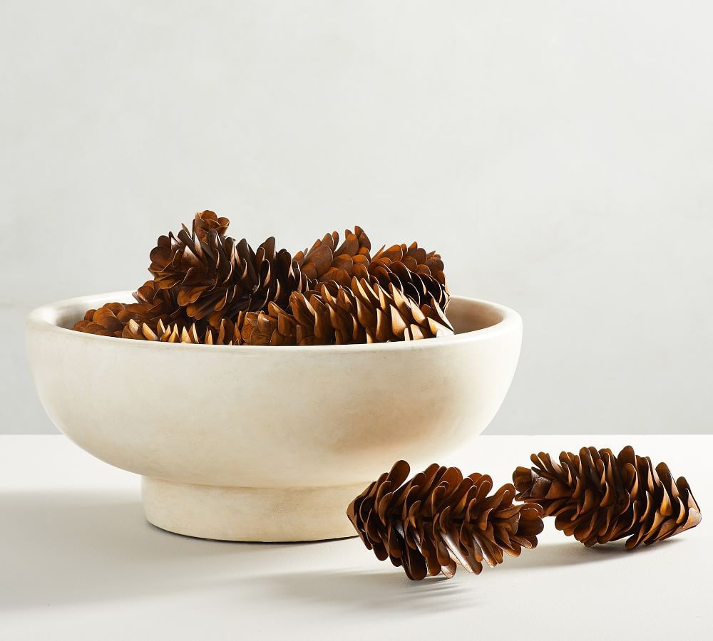 Metal Pinecone Vase Filler, Brown, Single | Pottery Barn (US)