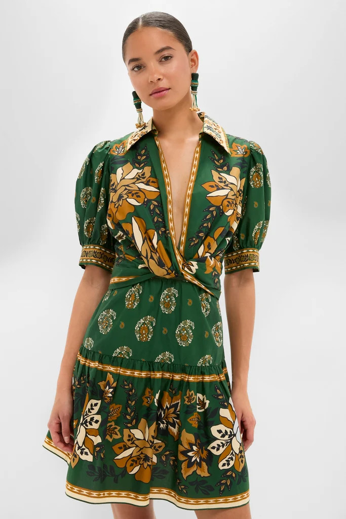 Ayla Green Mini Dress | Tuckernuck (US)