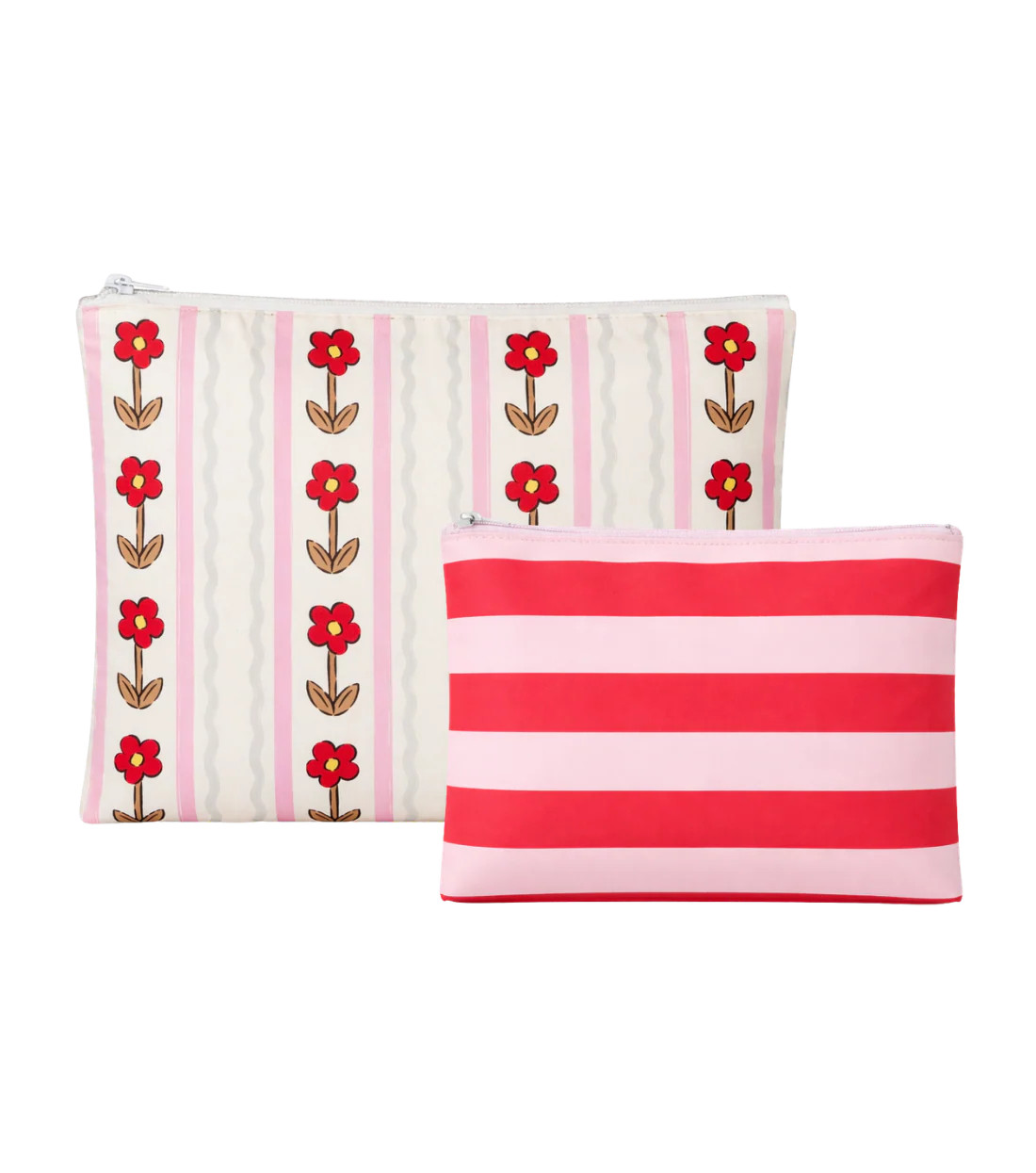 Poppy Stripe Sunnlie Pouch | Sunnlie