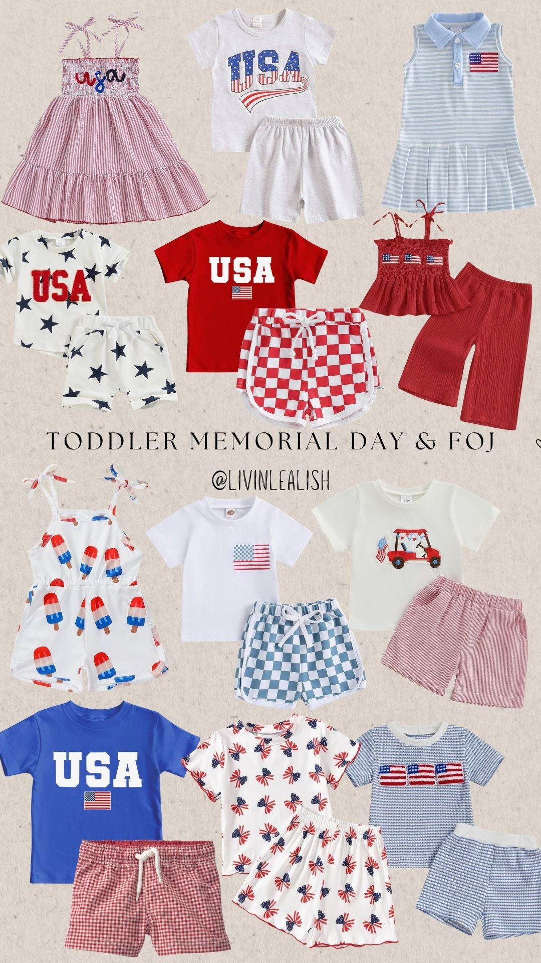 Memorial Day & 4th of July toddler outfits! ❤️💙 #fojoutfit #memorialdayoutfit #4thofjuly #4thofjulyoutfit #toddleroutfit 

#LTKootd #LTKBaby #LTKKids
