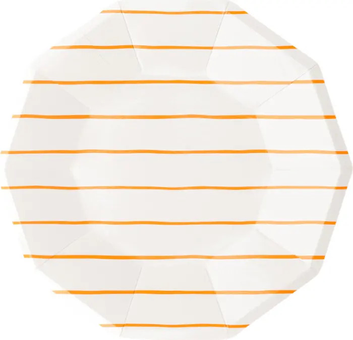 Frenchie Striped Large  Plates | Nordstrom