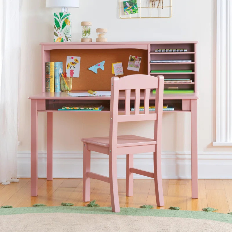 Kids Media Desk Hutch and Chair Set | Wayfair North America