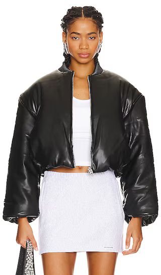 Faux Leather Jacket in Bold Blend | Revolve Clothing (Global)
